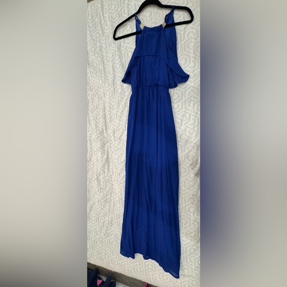 Bebe Blue Maxi Dress - Picture 3 of 4